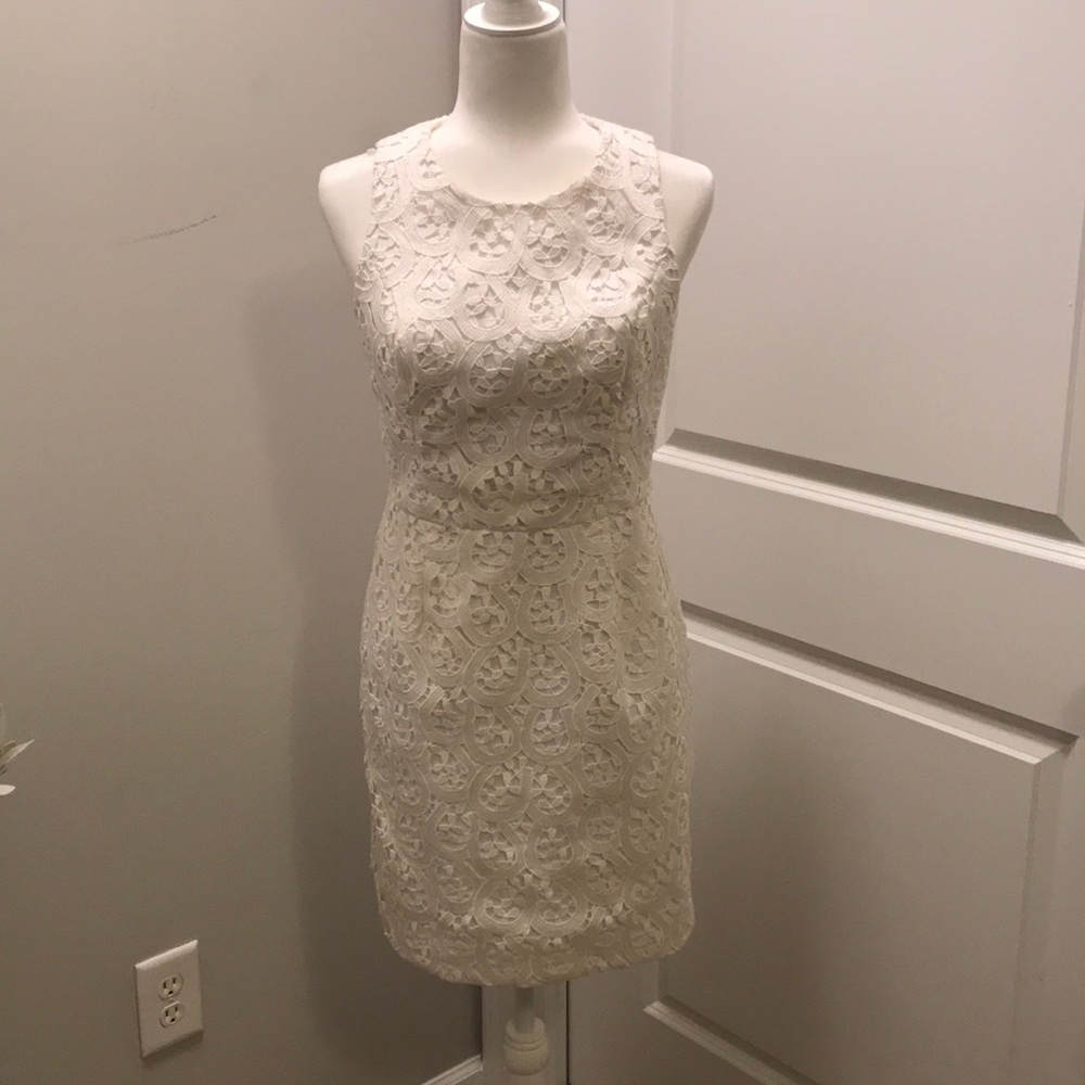 Vineyard Vines White Lace Dress